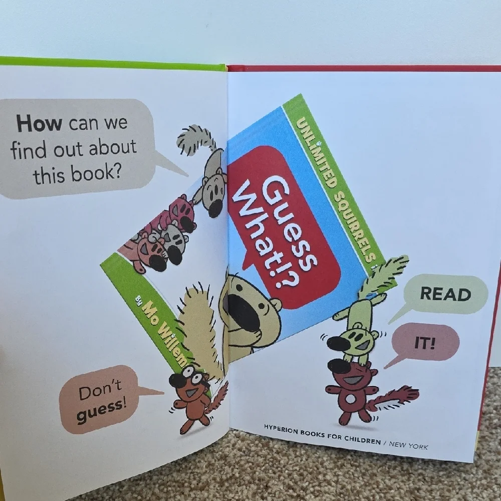 Mo Willems Children's Book Set - Elephant & Piggy And Unlimited Squirrels